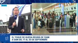 La medida restrictiva entra en vigencia en cuatro provincias del país; desde el centro de monitoreo de Segura EP se coordinan las operaciones de vigilancia vial y territorial. Un reporte de Ever Moreira
