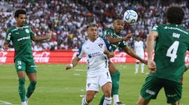 Liga de Quito enfrenta a Palmeiras en el estadio Rodrigo Paz Delgado.