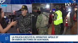 La intervención se ejecutó en medio del toque de queda. Varios sectores de Guayaquil fueron parte del operativo. Un reporte de Paula Kuhn