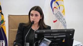 La presidenta de la Judicatura, Mercedes Caicedo, defiende la supresión de la Unidad Especializada Anticorrupción.