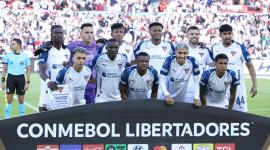 Liga de Quito en la foto oficial previo al partido con Palmeiras por Copa Libertadores.