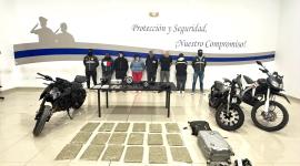 La Policía Judicial desarticuló a una banda vinculada a 'Los Lobos' que usaba casas y vehículos para movilizar armas, drogas y cosas robadas en Quito.