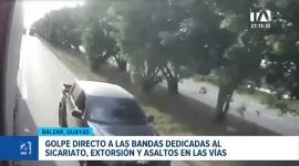 Tras un operativo militar en Guayas se logró la detención del sujeto grabado mientras disparaba contra un vehículo en plena carretera. Un reportaje de Catalina García