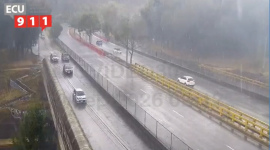 El ECU 911 informó sobre la presencia de lluvias en el sur de Quito.