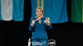 Lucía 'La Tigra' Yépez ganó medalla de oro en los Juegos Suramericanos Santa Fe 2026.