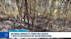 Bomberos trabajaron cerca de 36 horas para sofocar el fuego que destruyó gran parte de la vegetación patrimonial en la provincia de Chimborazo. Un reportaje de Mercedes Chávez