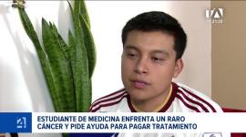 El paciente tuvo que suspender sus estudios de medicina tras afrontar un costo particular superior a 70 mil dólares por la medicina requerida. Un reportaje de Juan Miguel Rodríguez