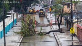 Las fuertes lluvias en Guayaquil provocaron inundaciones y emergencias en distintos sectores.