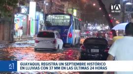 Guayaquil soportó nuevamente intensas lluvias que provocaron inundaciones en varios sectores del norte de la ciudad. Un reportaje de Ever Moreira