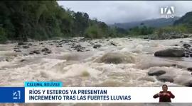 La situación causa preocupación entre los habitantes de Caluma ante el recuerdo de los daños sufridos en anteriores temporadas invernales. Un reportaje de Jonathan Quezada