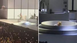 Plataforma falló durante el concierto de La Oreja de Van Gogh, en Madrid.