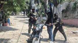 Calles de Santa Marta militarizadas con presencia de la Fuerza Pública tras los hechos de violencia en la ciudad.