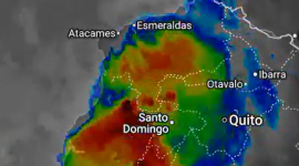 Inundaciones en Esmeraldas: El río Onzole se desborda y afecta a la comunidad de Capulí