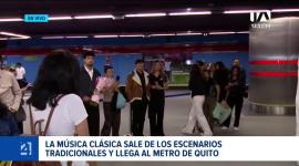 La estación Jipijapa se convirtió en el escenario de una presentación artística que busca acercar la cultura a los usuarios del transporte. Un reportaje de Gustavo Jaramillo