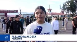 La jornada nacional ofertó cinco mil cupos disponibles para hombres y mujeres que acudieron a las instalaciones en todo el país. Un reportaje de Mishell Villacis