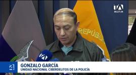 En intervenciones paralelas, la Unidad Nacional de Ciberdelitos de la Policía detuvo a dos personas en Quito como parte de las operaciones contra el crimen organizado. Un reportaje de Valeria Velasco