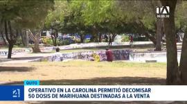 Intervenciones entre el Municipio de Quito y las Fuerzas Armadas identificaron a consumidores y microcomerciantes que operaban en el Parque La Carolina. Un reportaje de Brigette Mancheno