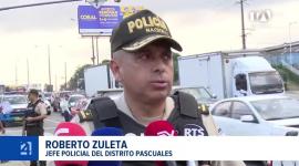 El hombre de 33 años fue interceptado en la vía a Daule por sujetos armados, los peritos de Criminalística levantaron 11 indicios balísticos en la escena del suceso. Un reportaje de Camila Guevara