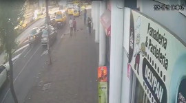 Un hombre agredió a una mujer en la vía pública la mñana de este lunes 29 de septiembre de 2026 en el norte de Quito.
