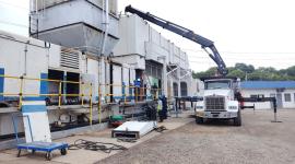 La central Aníbal Santos volvió a operar después de años de estar inactiva.