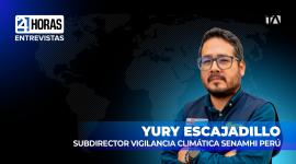 “El Niño nos une, el clima no ve fronteras, no ve países”, dice Yury Escajadillo, Subdirector de Vigilancia Climática del Senamhi-Perú, sobre los efectos de el fenómeno de El Niño.