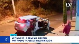 Moradores de La Armenia alertan por el reparto de notas amenazantes firmadas por supuestos grupos delictivos y el incremento de robos a personas. Un reportaje de Brigette Mancheno