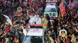 El presidente de Brasil y candidato presidencial Luiz Inácio Lula da Silva