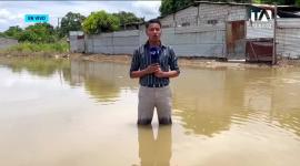 Las intensas precipitaciones provocaron la crecida imprevista de varios caudales, anegando comunidades enteras y dejando en alerta máxima a familias de la isla Luis Vargas Torres. Un reporte de Gregory Rosero