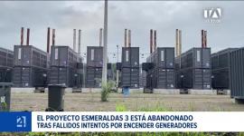 Imágenes del noticiero confirman el deterioro de equipos valuados en 71.4 millones de dólares tras fallidos intentos por ponerlos en funcionamiento. Un reportaje de Fausto Yépez