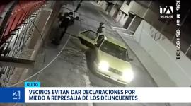 La víctima fue interceptada por tres hombres en un auto, en el sur de Quito. Vecinos del sector se movilizan exigiendo un reforzamiento del patrullaje policial. Un reportaje Gustavo Jaramillo