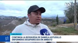 Organismos de socorro rastrean la zona cercana al domicilio de la enfermera de 30 años, investigando la hipótesis de una caída accidental a un barranco. Un reportaje de Edith Jácome