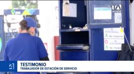 El asalto ocurrió en una estación de servicio al sur de Quito. Los asaltantes huyeron en dos vehículos tras provocar la explosión. Un reportaje de Gustavo Jaramillo