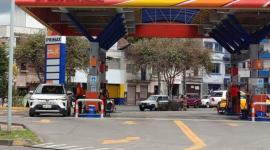 Estación de gasolina en Ecuador.