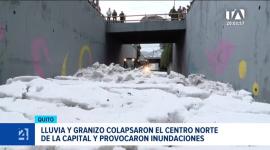 La fuerte precipitación registrada la tarde de este miércoles se convierte en el segundo aguacero de magnitud en cuatro días. Un reportaje de Brigette Mancheno