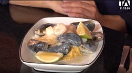 Este jueves 8 de octubre del 2026 preparamos Trucha en salsa de mariscos y puré de maduro, la receta de Cocinando esTAmañana, junto al chef Felipe Campana.