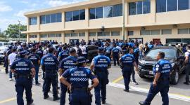 Agentes metropolitanos protestan en Guayaquil