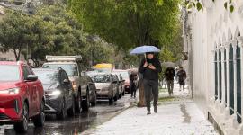 La granizada que cayó en Quito el pasado miércoles 7 de octubre.