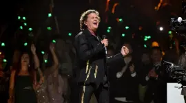 El artista colombiano Carlos Vives en un concierto.