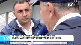 La Policía investiga el atraco en el sur de Quito e indagará si tiene relación con otros ataques similares reportados recientemente en el distrito Quitumbe. Un reportaje de Gustavo Jaramillo