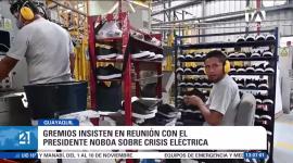 El encuentro se desarrolla a puerta cerrada en el norte de la urbe para tratar la situación energética que atraviesa el país. Un reportaje de Ericka Vera