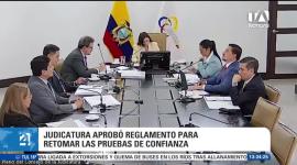 La normativa contempla tres evaluaciones obligatorias para los concursos de selección de jueces y procesos pendientes en la institución. Un reportaje de Fausto Yépez