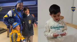 El noble gesto de Enner Valencia con el pequeño hincha que celebró su 'hat-trick' con Boca Juniors.