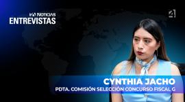“Yo garantizo que el proceso y la actuación de la Comisión, realmente, está apegado al reglamento”, dijo Cynthia Jacho, presidenta de la Comisión de Selección Concurso Fiscal General, sobre la selección de la autoridad.