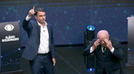 El presidente y candidato presidencial de Brasil, Luiz Inácio Lula da Silva, y el candidato Flavio Bolsonaro, durante el debate previo a la segunda vuelta de las elecciones presidenciales.