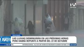 Aunque las precipitaciones disminuirán temporalmente en Guayaquil, los pronósticos señalan que las intensas lluvias se reanudarán desde este jueves. Un reportaje de Bernarda Cevallos