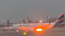 Avión de LATAM con ruta a Piura registra incendio antes del despegue