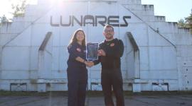 Ana Paula Larrea, tras participar en una misión en la estación Lunares.