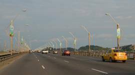 El Puente de la Unidad Nacional conecta a los sectores de Guayaquil con Durán y Samborondón.