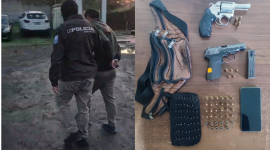 La Policía Nacional identificó y capturó a alias 'Manicho', presunto responsable de robos a locales comerciales en Mejía y Rumiñahui.