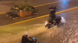 Las fuertes lluvias registradas la noche de este sábado 24 de octubre de 2026 provocaron inundaciones
